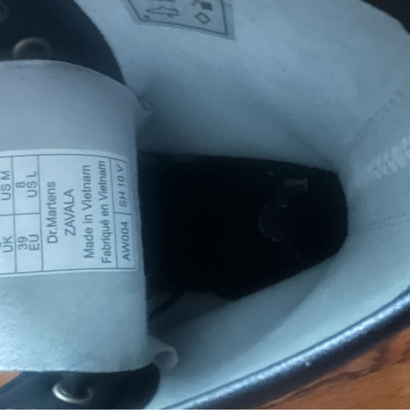 Dr. Martens Zavala Casual Combat Boot, White Size 8 - Picture 6 of 8